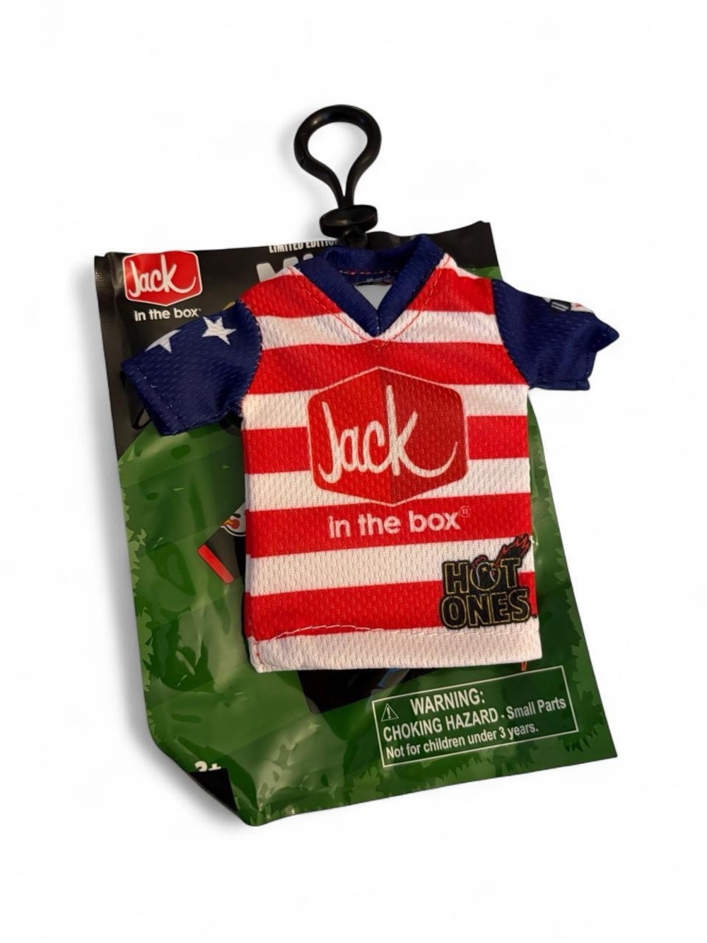 Jack in the Box 75 Year Anniv. * Mini Jersey Keychain * USA *